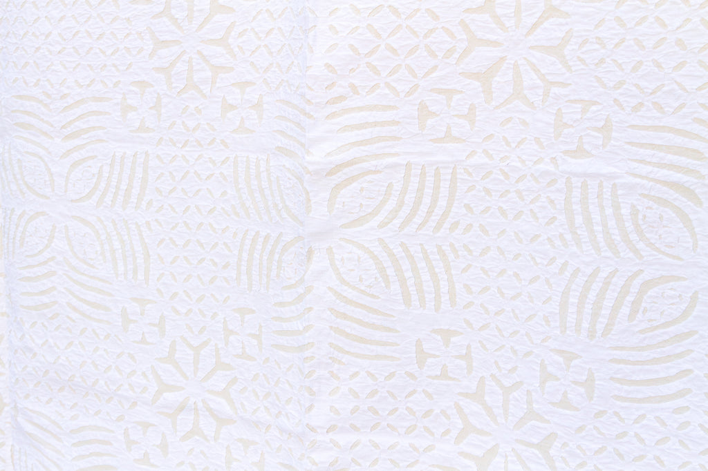 Celestial Star Applique Cotton Quilt (Trade)