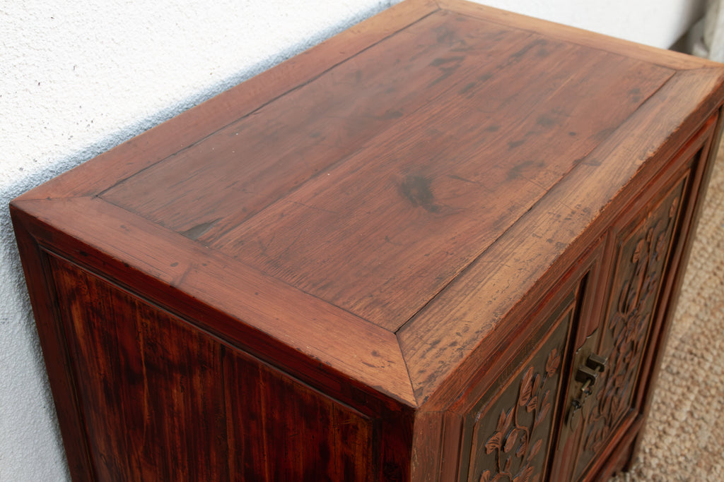 Finely Carved Antique Chinese Cabinet