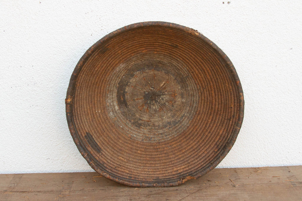 Antique Weathered Patina Harvesting Bowl