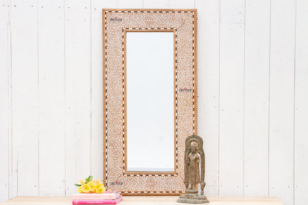 Slim Colonial Finely Inlay Mirror