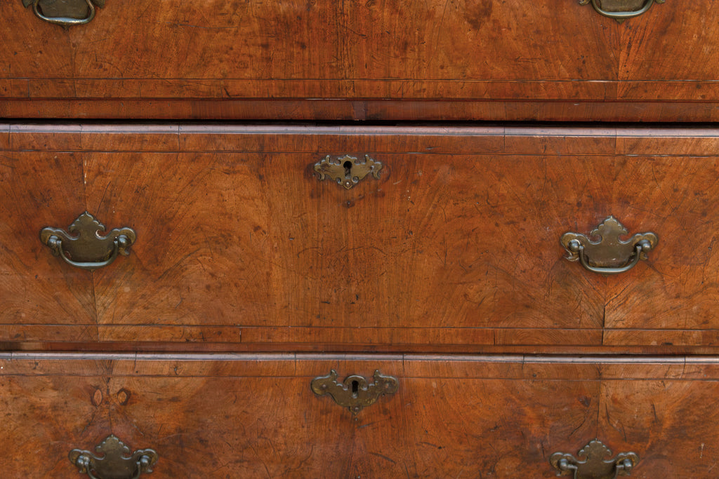 18th Century English Burr Walnut Dresser
