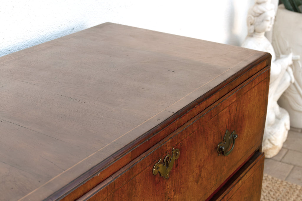 18th Century English Burr Walnut Dresser