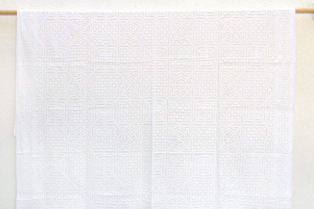 Gardenia Grace Handmade Floral Applique Bedcover