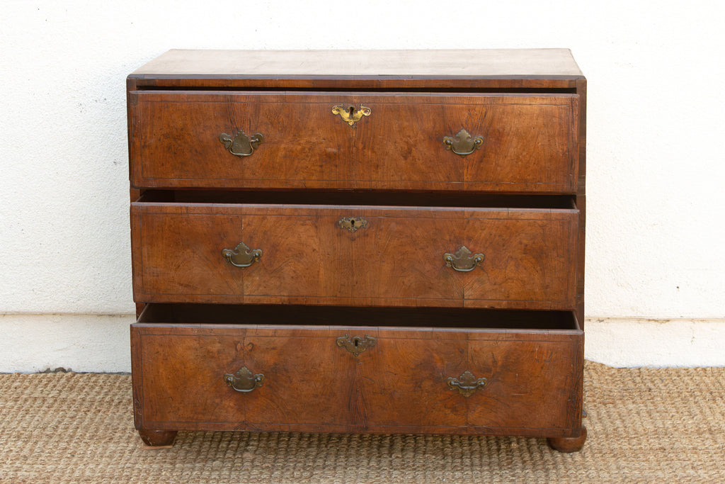 18th Century English Burr Walnut Dresser