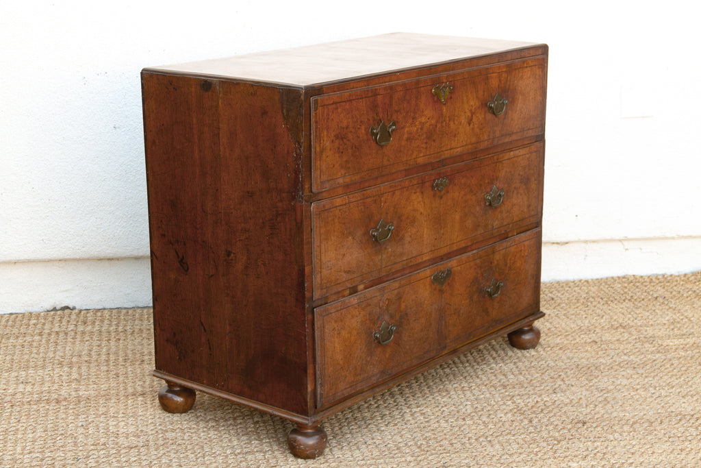 18th Century English Burr Walnut Dresser