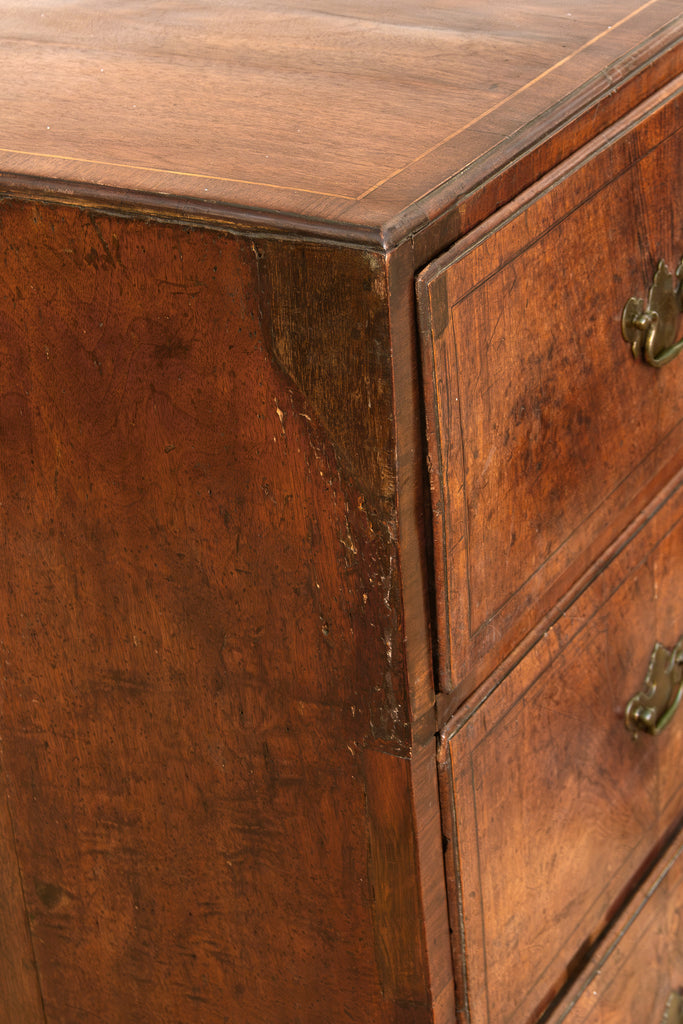 18th Century English Burr Walnut Dresser