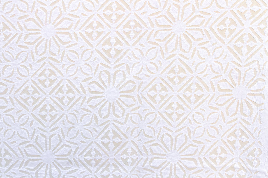 Magnolia Bloom Handmade Cotton Bedspread