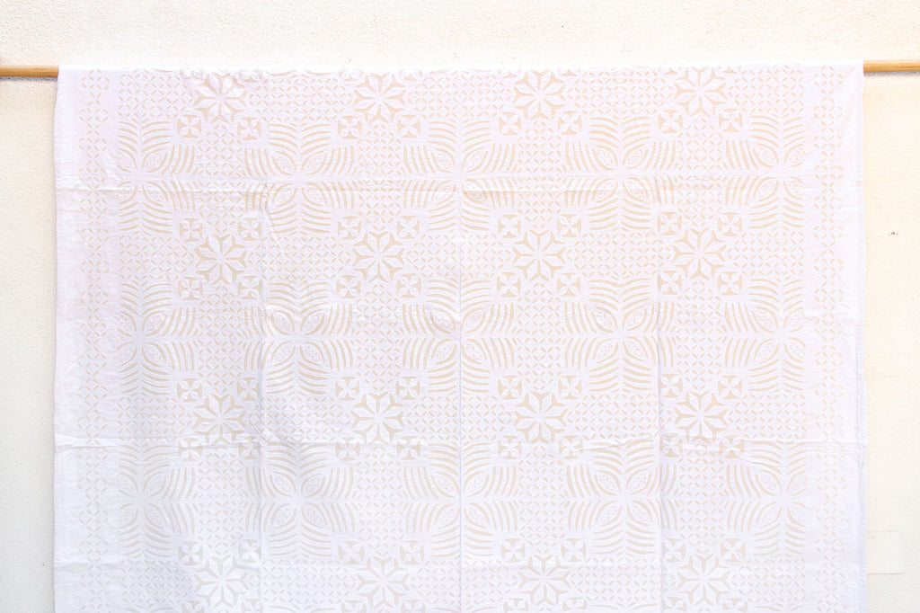 Marigold Charm Cotton Applique Bedcover (Trade)
