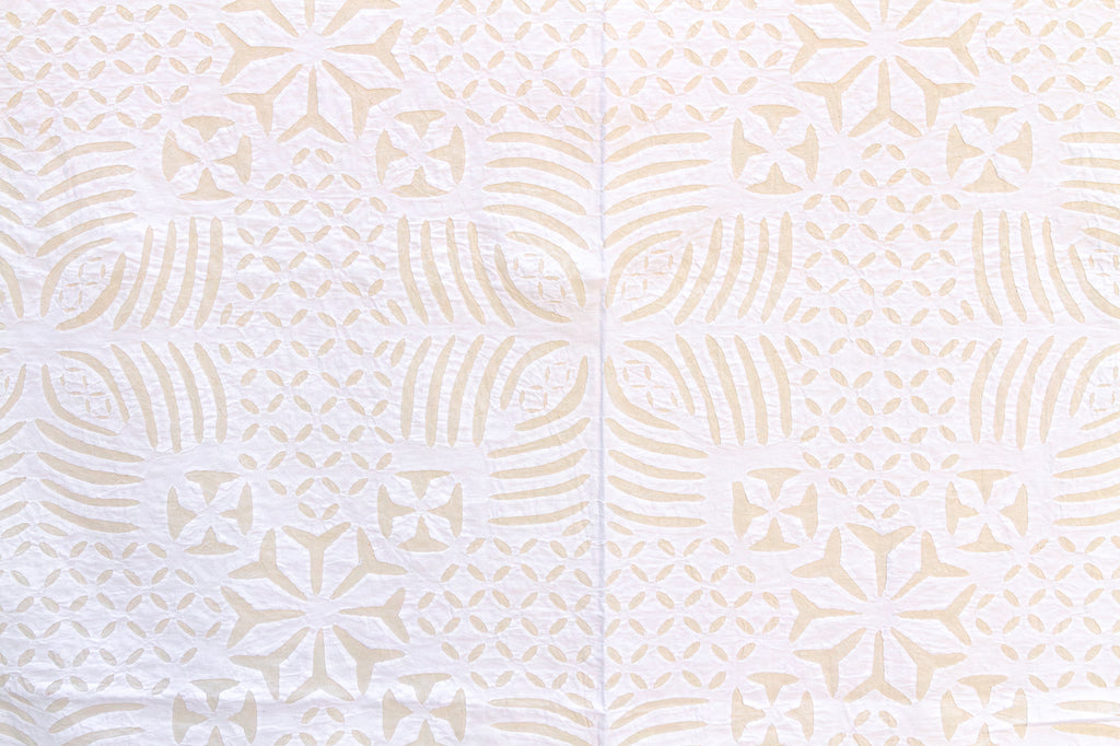 Marigold Charm Cotton Applique Bedcover