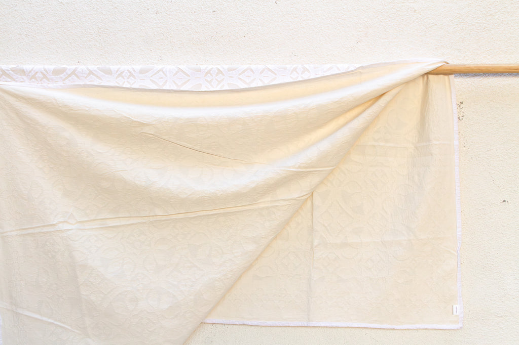 Lotus Bloom Artisan Floral Applique Quilt