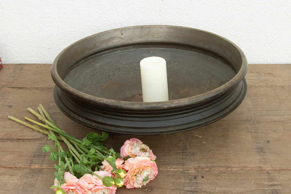 Antique Southern India Bronze Urli Vessel (Trade)