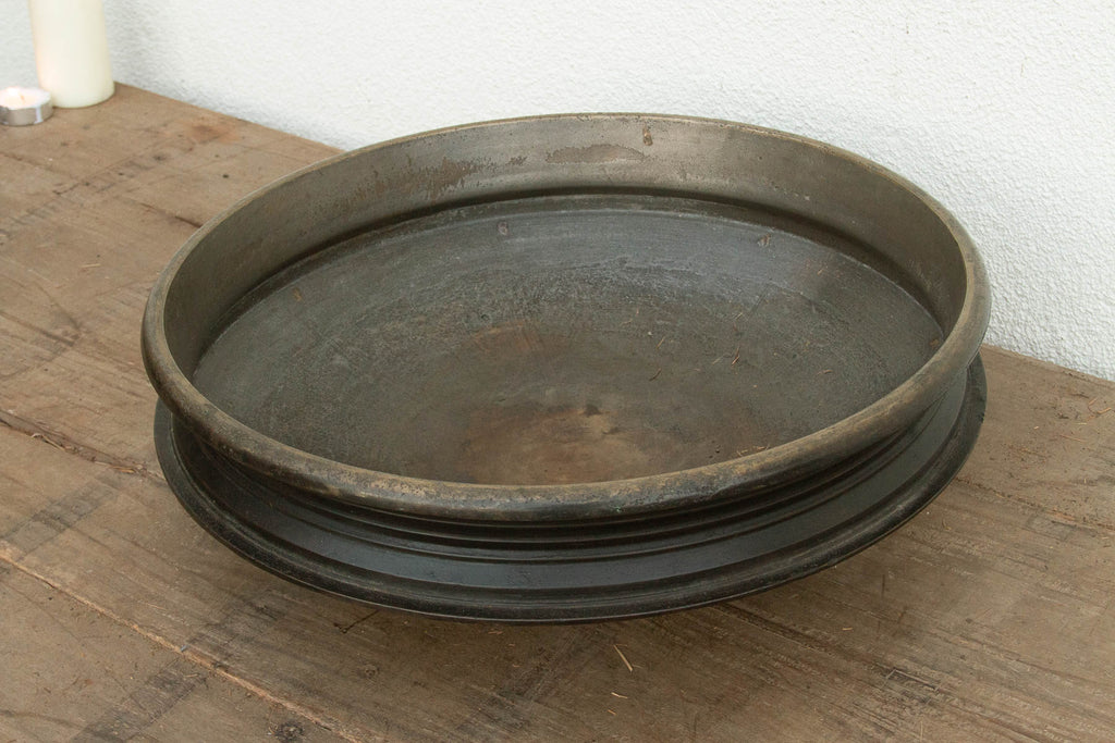 Antique Southern India Bronze Urli Vessel (Trade)