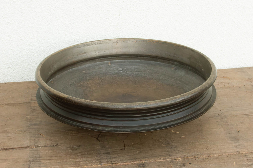 Antique Southern India Bronze Urli Vessel (Trade)