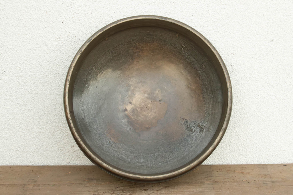 Antique Southern India Bronze Urli Vessel (Trade)