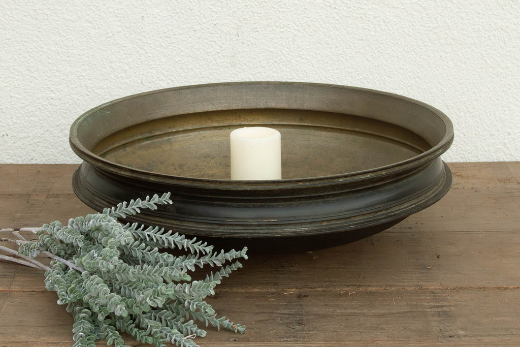 Early 20th Century Heirloom Bronze Urli (Trade)