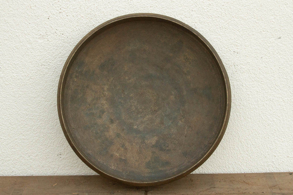 Rare Patinated Bronze Urli From Southern India (Trade)