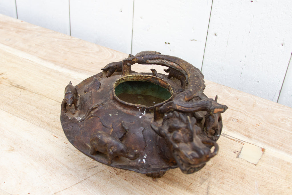 Large Ancient Dragon Tea Pot