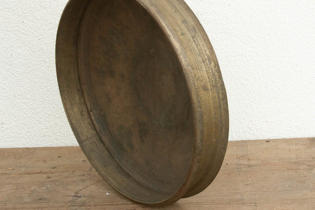 Rare Patinated Bronze Urli From Southern India (Trade)