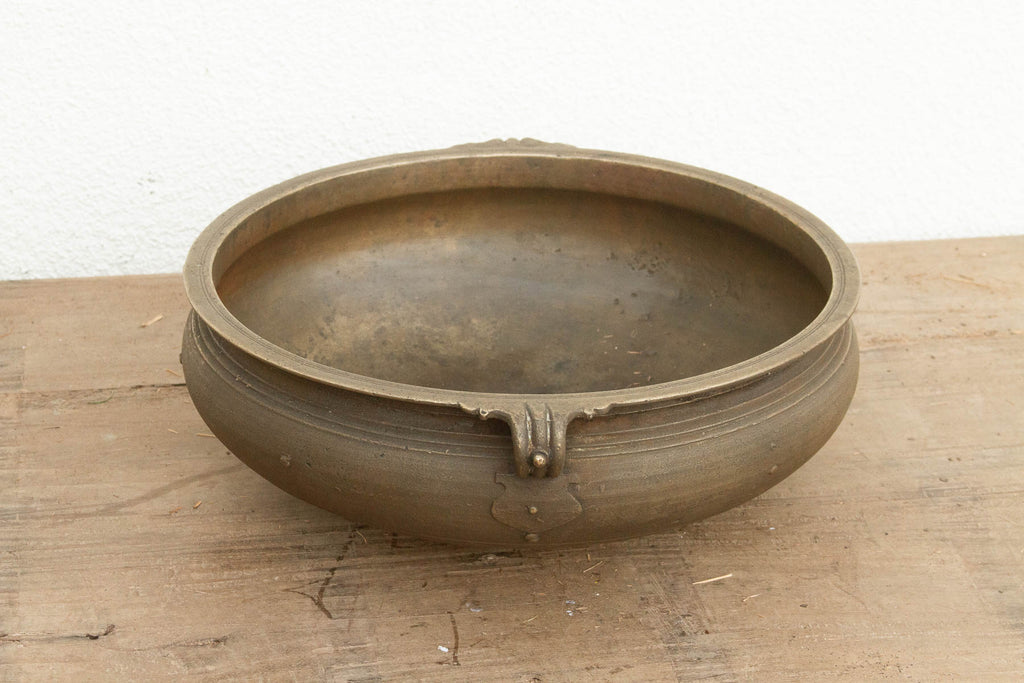 Antique Traditional Kerala Handled Urli Vessel (Trade)