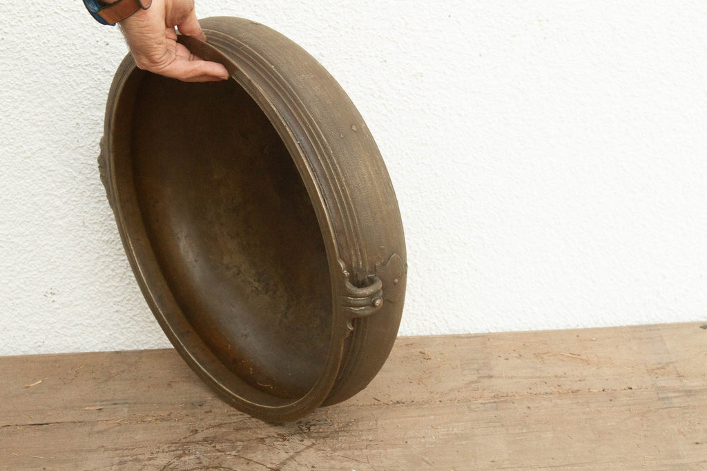 Antique Traditional Kerala Handled Urli Vessel (Trade)