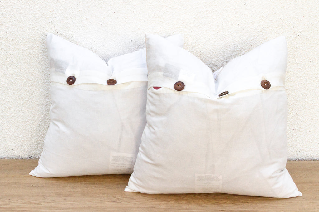 Mandala, Pair of Appliqué  Pillow Covers (Trade)