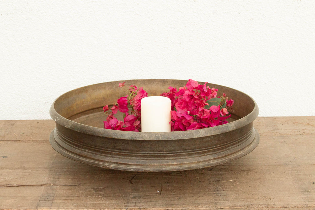 19th Century Golden Bronze Indian Bowl (Trade)
