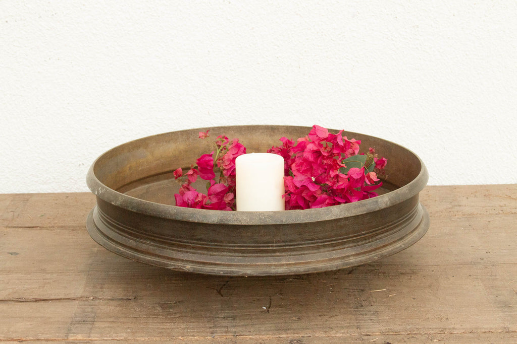 19th Century Golden Bronze Indian Bowl (Trade)