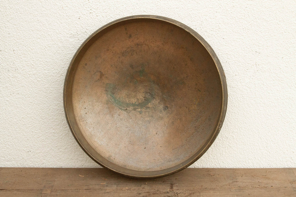 19th Century Golden Bronze Indian Bowl (Trade)