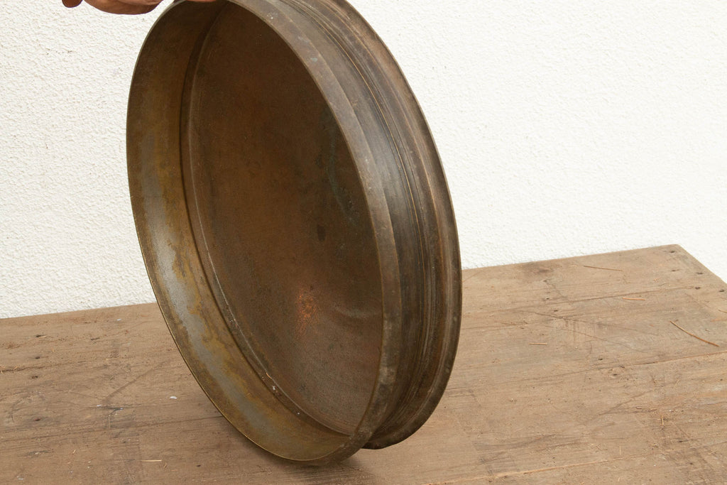 19th Century Golden Bronze Indian Bowl (Trade)