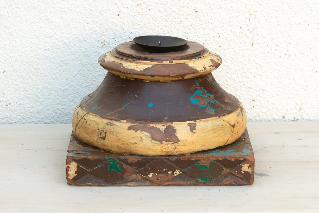 19th Century Colonial teak Pedestal (Trade)