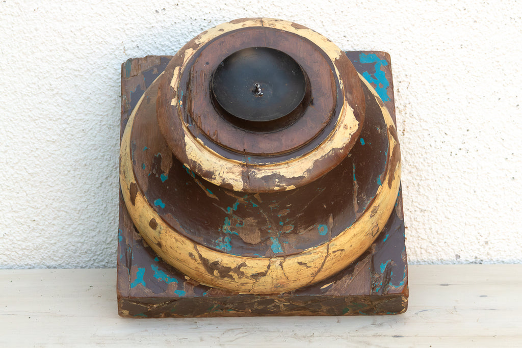 19th Century Colonial teak Pedestal (Trade)