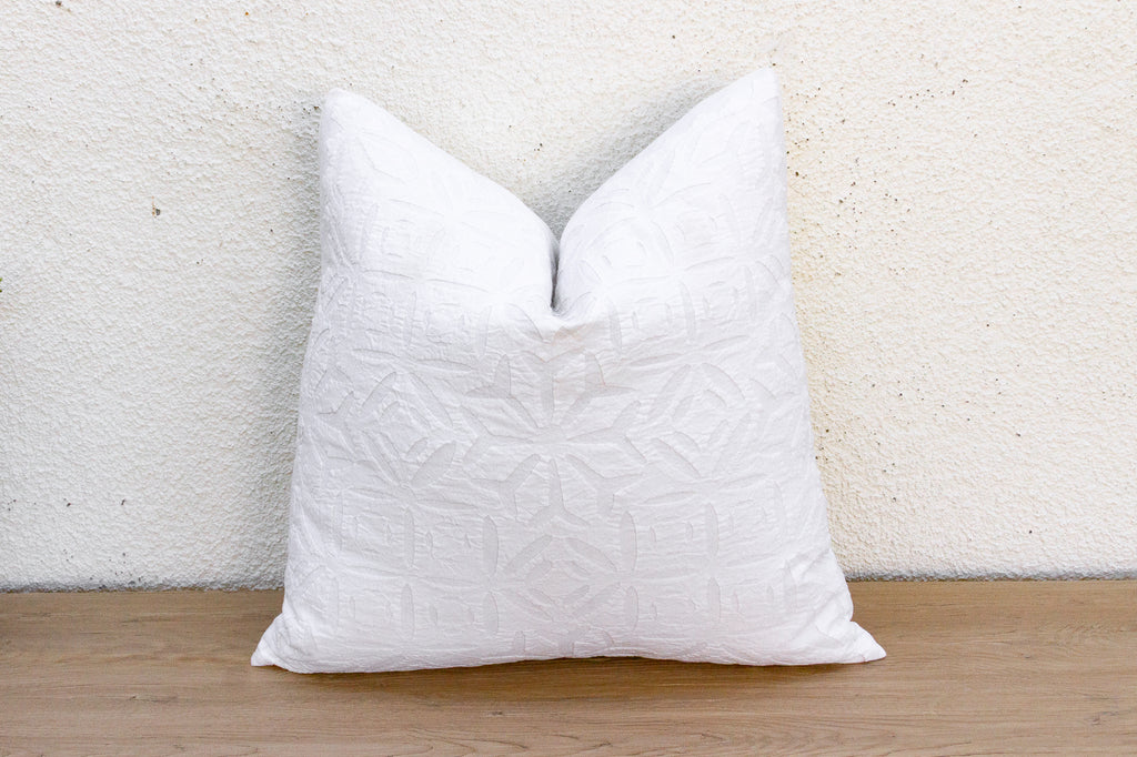 Oasis Star Applique Pillow Cover