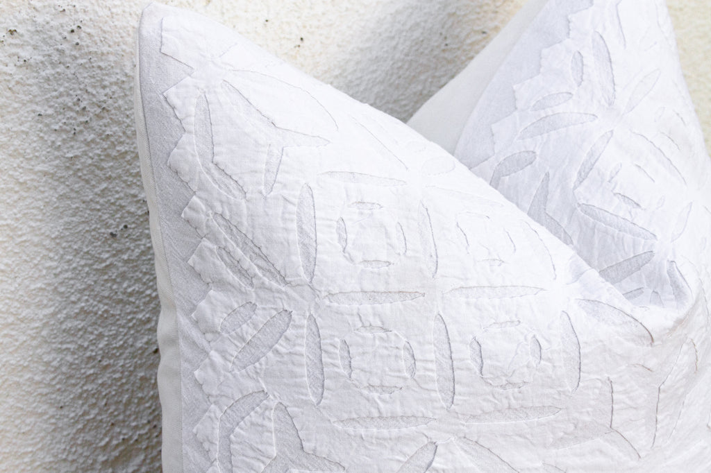 Oasis Star Applique Pillow Cover