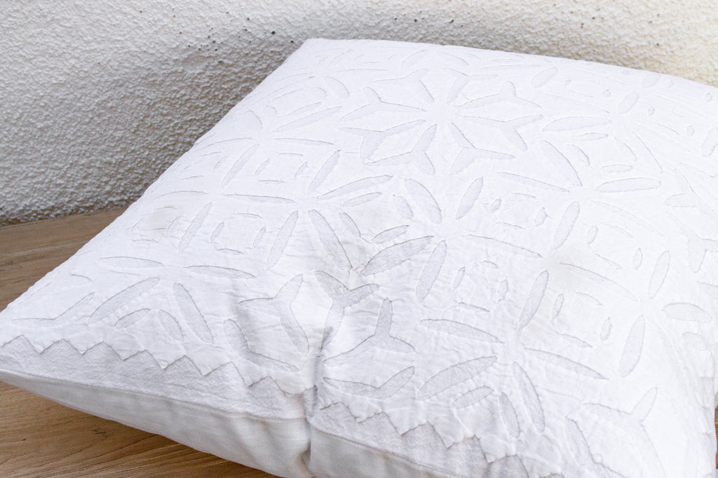 Oasis Star Applique Pillow Cover