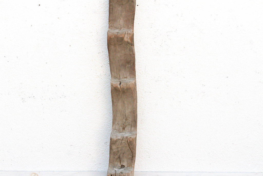 Antique Sculptural Dogan Ladder Post