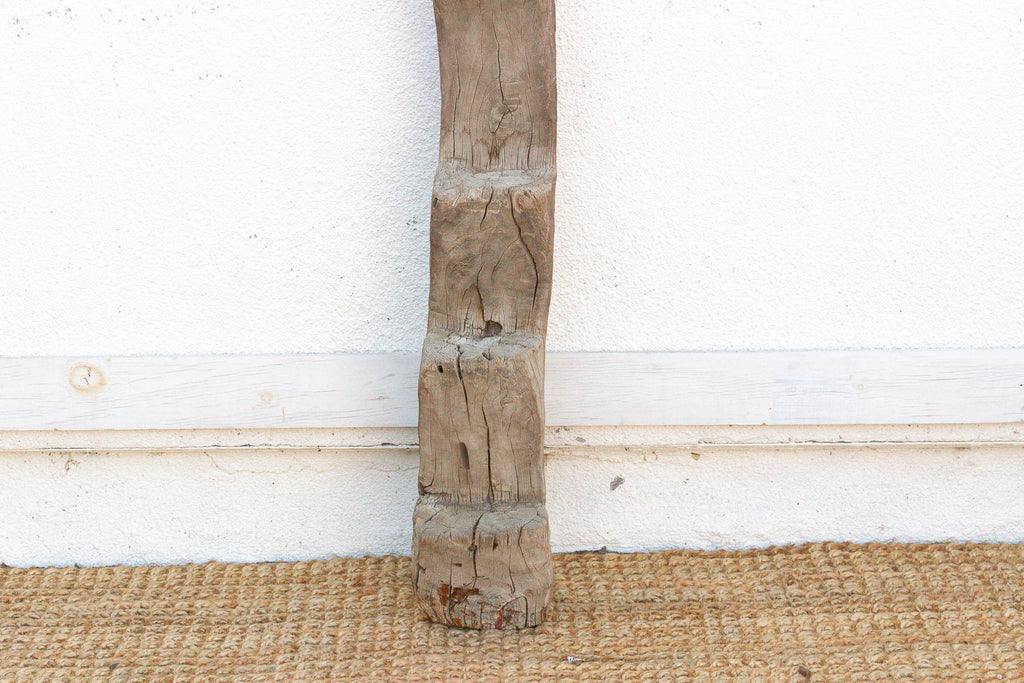 Antique Sculptural Dogan Ladder Post
