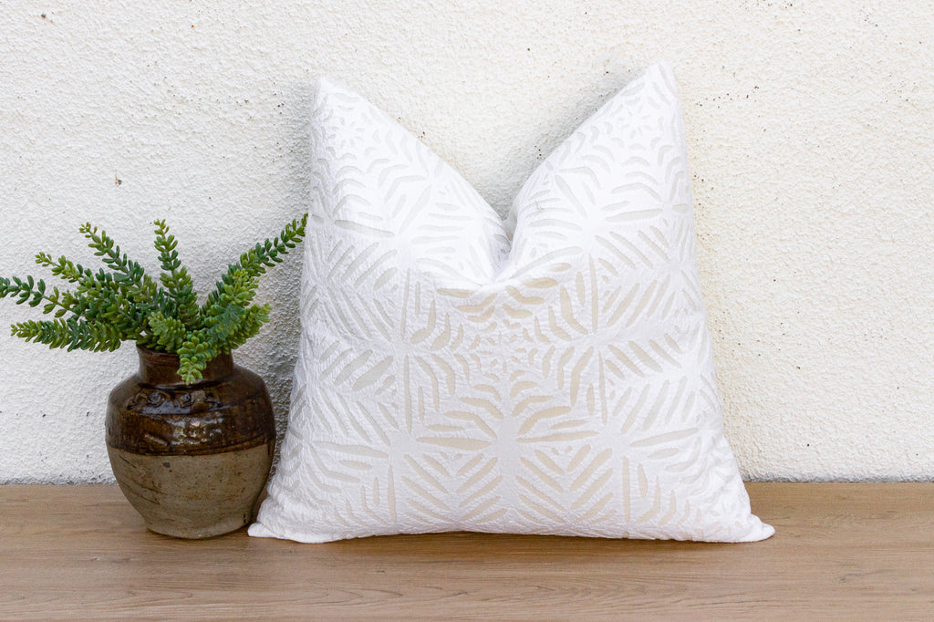 Raj Palace Applique Pillow Cover