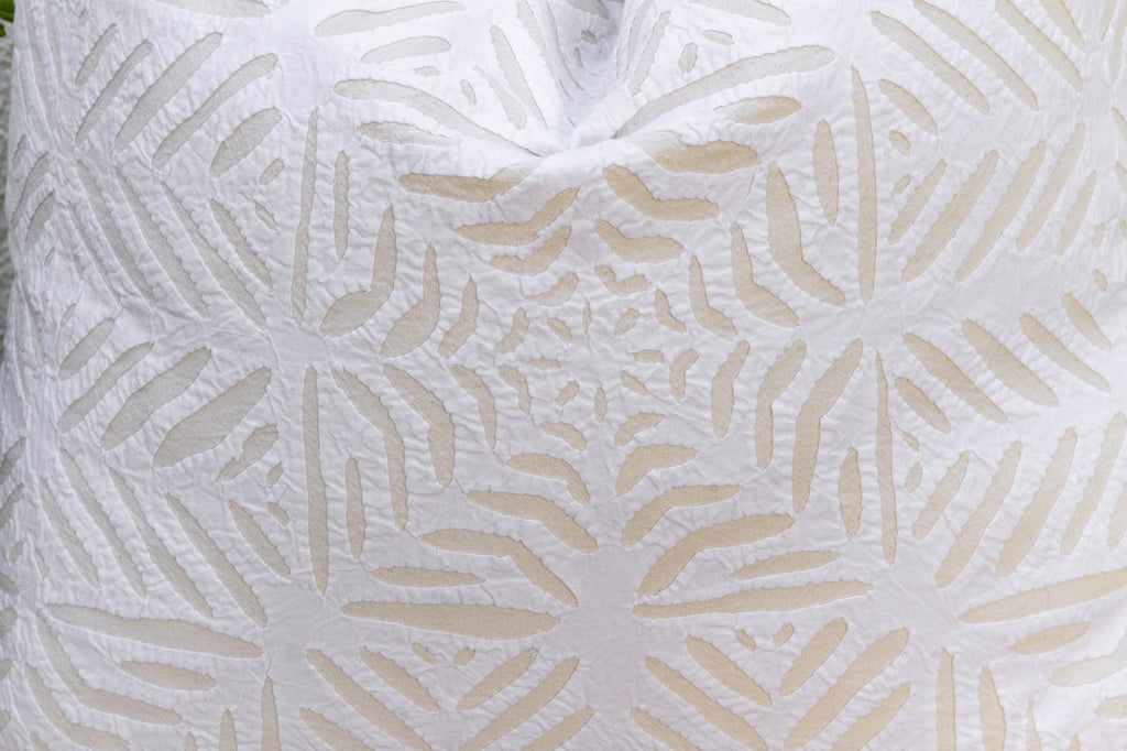 Raj Palace Applique Pillow Cover