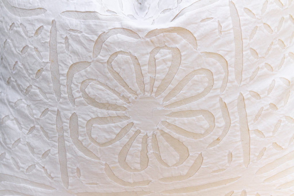 Lily Breeze Applique Pillow Cover