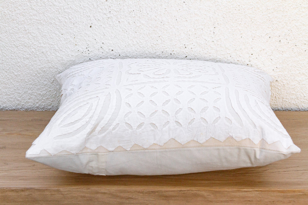 Lily Breeze Applique Pillow Cover