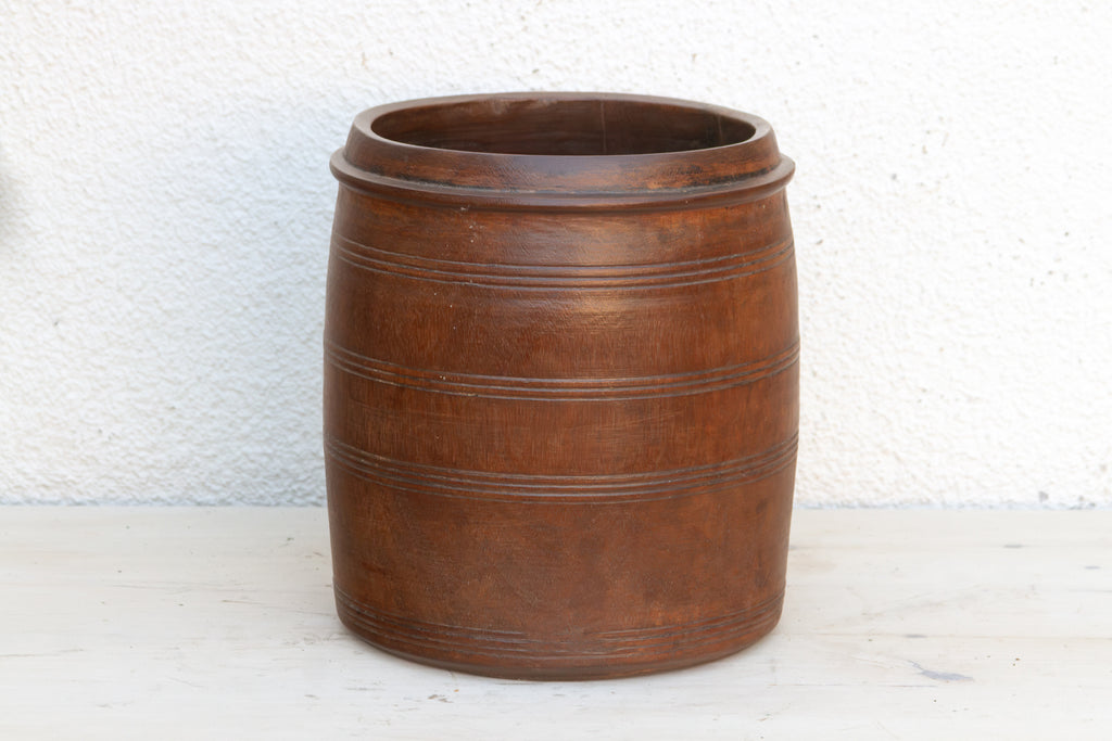 Antique Colonial Turned Grain Bowl