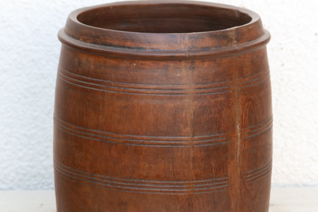 Antique Colonial Turned Grain Bowl