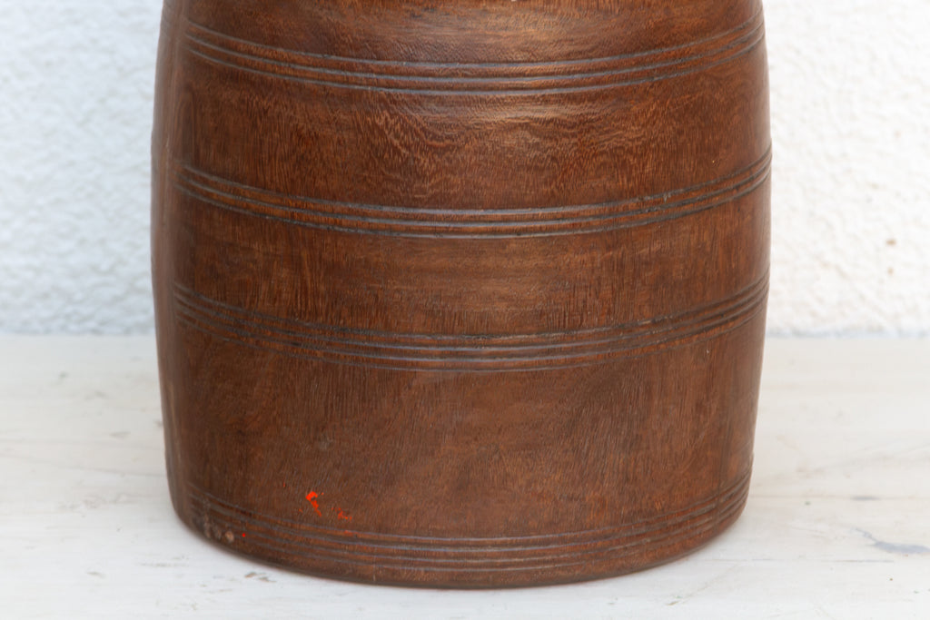 Antique Colonial Turned Grain Bowl