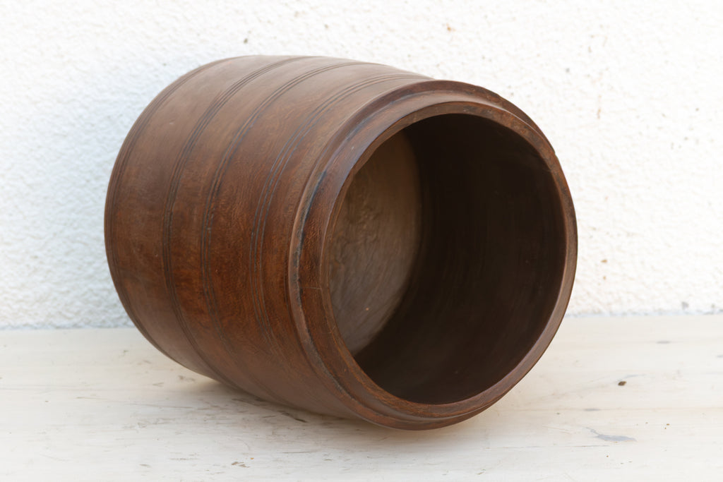 Antique Colonial Turned Grain Bowl