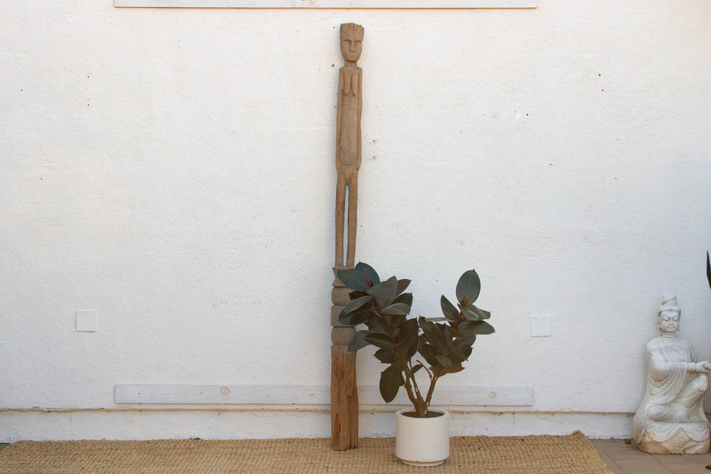 Antique Sun-Bleached Tribal Wurkun Slender Figure