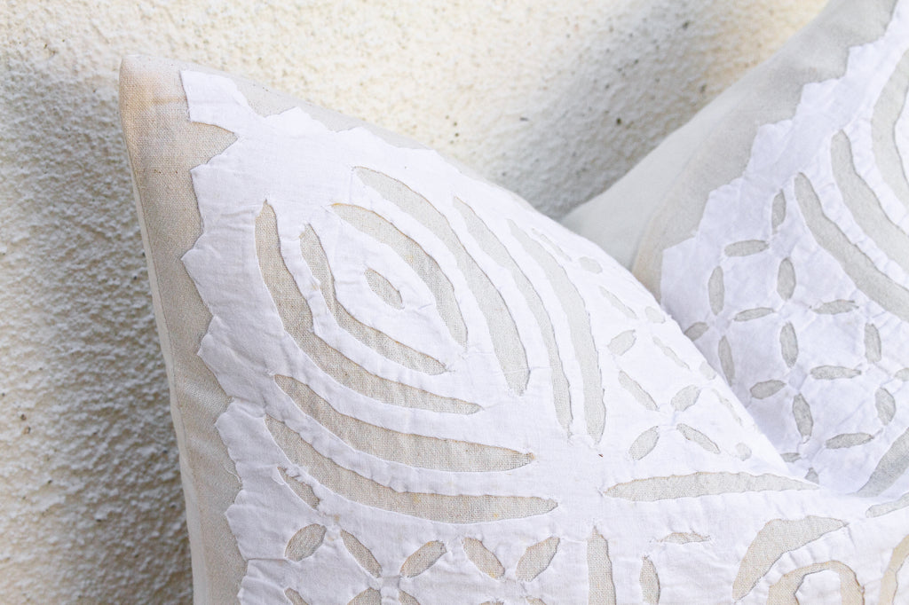 Marigold Dreams Applique Pillow Cover