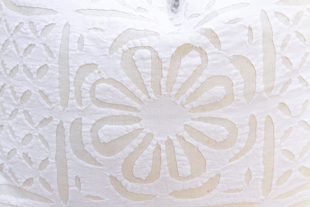 Marigold Dreams Applique Pillow Cover