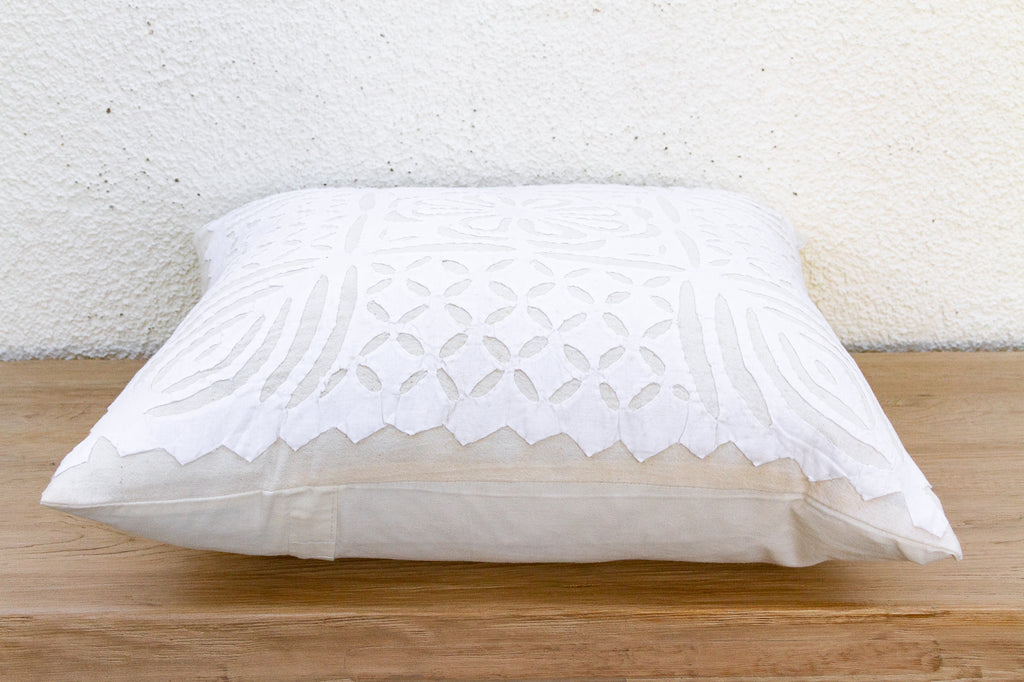 Marigold Dreams Applique Pillow Cover