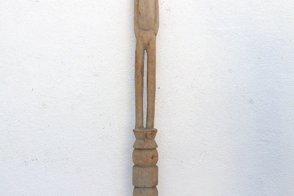 Antique Sun-Bleached Tribal Wurkun Slender Figure