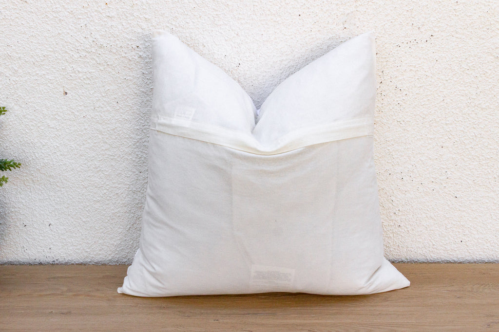 Lotus Bloom Applique Pillow Cover